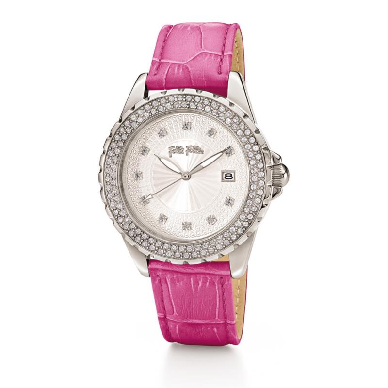 FOLLI FOLLIE - Γυναικείο ρολόι FOLLI FOLLIE ροζ