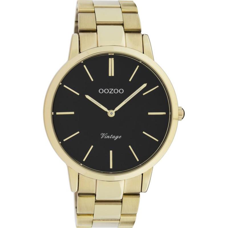 OOZOO Vintage - C20023, Gold case with Stainless Steel Bracelet