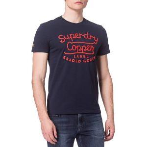 T-SHIRT SUPERDRY WORKWEAR GRAPHIC M1011196A NAUTICAL NAVY