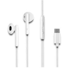 QOLTEC 50830 IN-EAR HEADPHONES WITH MICROPHONE WHITE
