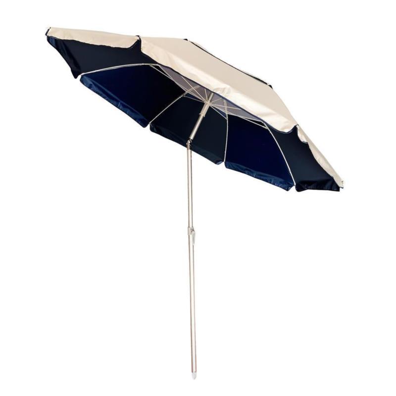 Ομπρέλα Θαλάσσης Ασημί Ασημί Αλουμίνιο/Polyester 225cm