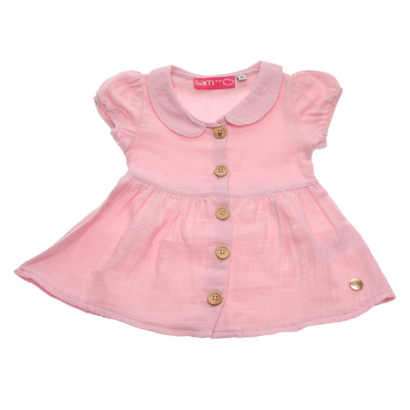 SAM 0-13 - Βρεφικό φόρεμα SAM 0-13 ροζ