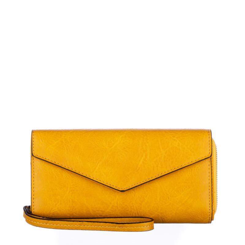 Γυναικείο πορτοφόλι Volis Κίτρινο