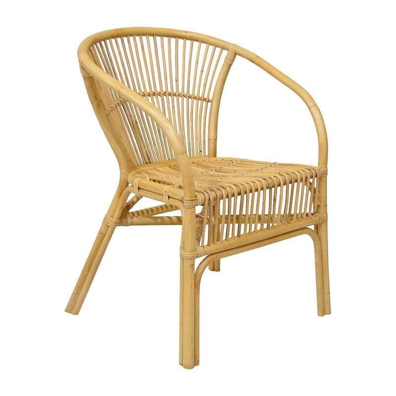 Καρέκλα rattan natural 59x60x80cm Inart 3-50-646-0008