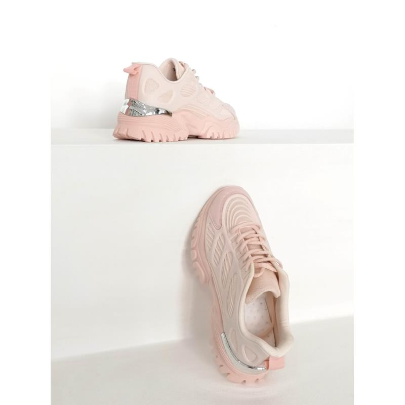 Γυναικεία ροζ αθλητικά δίσολα Sneakers με σχέδια 5310R