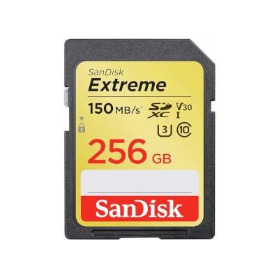 Κάρτα μνήμης SanDisk Extreme 256GB 150MB/s SDXC UHS-I V30
