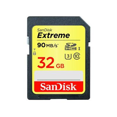 Κάρτα μνήμης SDHC 32GB Class 10 - SanDisk Extreme SDSDXNE-032G-GNCIN