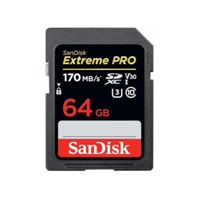 Κάρτα μνήμης UHS-I SDXC 64GB SanDisk Extreme Pro C10 - SDSDXXY-064G-GN4IN
