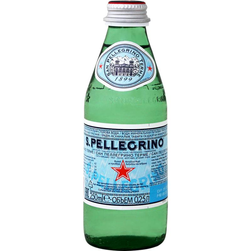 Νερό Φυσικό Μεταλλικό Ανθρακούχο San Pellegrino (250 ml)