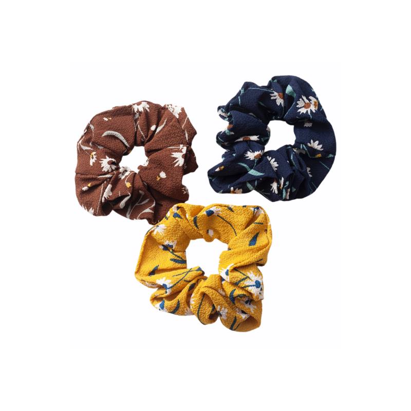 SCRUNCHIES FLORAL (3 τεμ.)