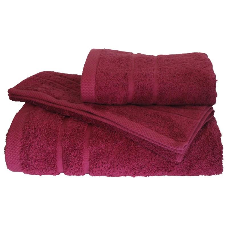 Πετσέτα Προσώπου 50x95εκ. 600gr/m2 Dora Crimson 24home (Ύφασμα: Βαμβάκι 100%, Χρώμα: Βυσσινί ) - 24home.gr - 24-dora-crimson-tmx-2