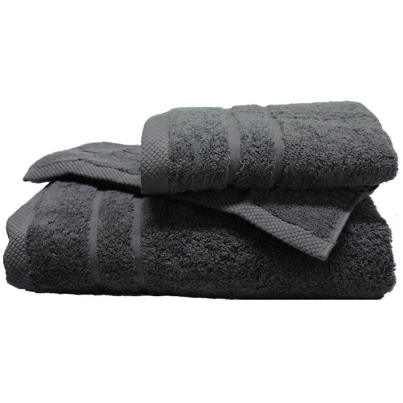 Πετσέτα Προσώπου 50x95εκ. 600gr/m2 Dora Grey 24home (Ύφασμα: Βαμβάκι 100%, Χρώμα: Γκρι) - 24home.gr - 24-dora-tmx-grey-2