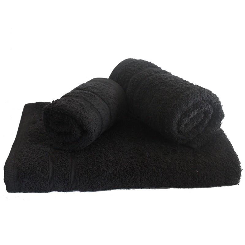 Πετσέτα Προσώπου 50x90εκ. 500gr/m2 Sena Black 24home (Ύφασμα: Βαμβάκι 100%, Χρώμα: Μαύρο) - 24home.gr - 24-sena-black-tmx-2