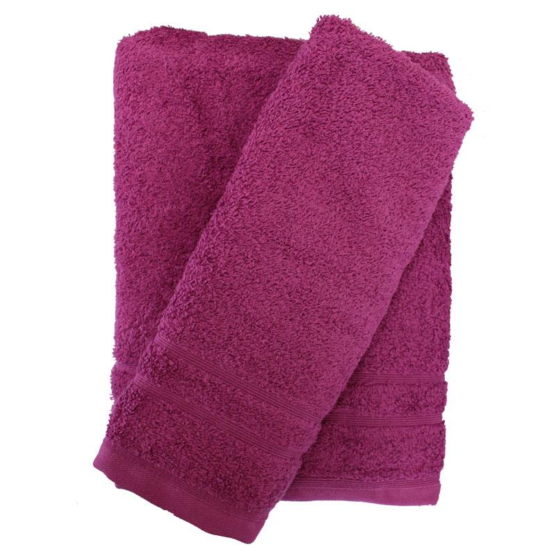 Σετ πετσέτες 2τμχ 500gr/m2 Sena Purple 24home (Ύφασμα: Βαμβάκι 100%, Χρώμα: Μωβ) - 24home.gr - 24-sena-purple-2