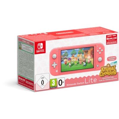 Nintendo Switch Lite Coral - Κονσόλα Nintendo & Animal Crossing New Horizons & 3 Months Nintendo Subscription