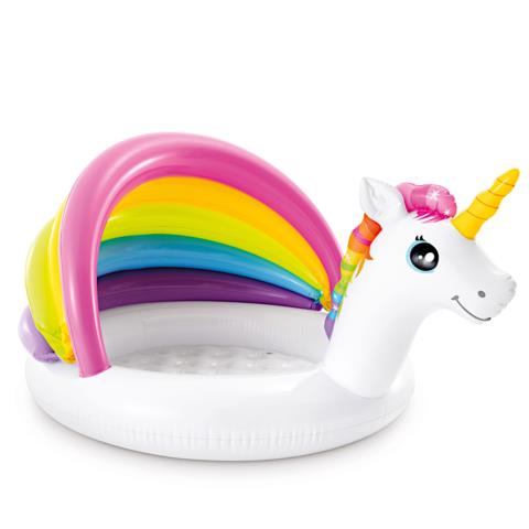 Φουσκωτή Πισίνα Παιδική Μονόκερος INTEX UNICORN BABY POOL 1-3 Ετών 127x102x69cm