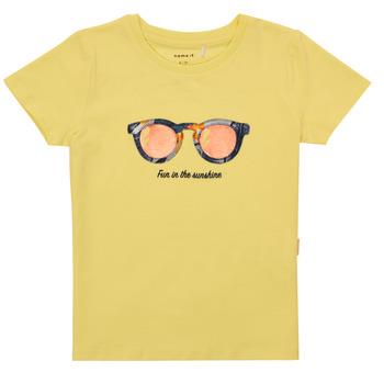 T-shirt με κοντά μανίκια Name it NMFFISUMMER Σύνθεση: Βαμβάκι,Spandex