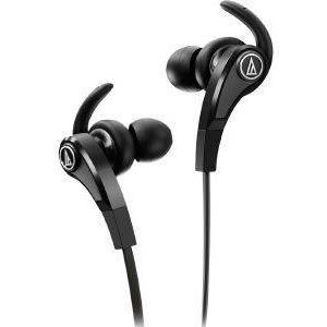 AUDIO TECHNICA ATH-CKX9IS SONICFUEL IN-EAR HEADPHONES WITH IN-LINE MIC - CONTROL BLACK