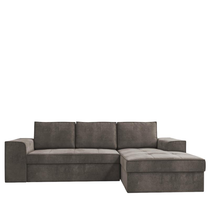 Καναπές Κρεβάτι Γωνιακός CORFU Χακί 270x163x90cm