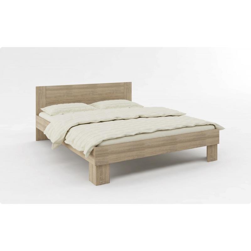 Κρεβάτι διπλό "MODUS" σε χρώμα σονόμα 164x204x80