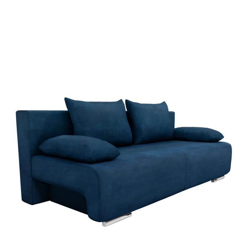 Καναπές Κρεβάτι Τριθέσιος GEORGIA Μπλε 194x93x72cm