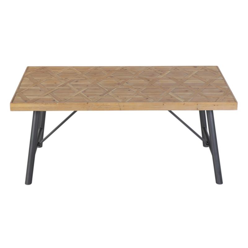 Τραπέζι Μεταλλικό - Ξύλινο 180x90x75εκ. ESPIEL DIL103 (Υλικό: Ξύλο) - ESPIEL - DIL103