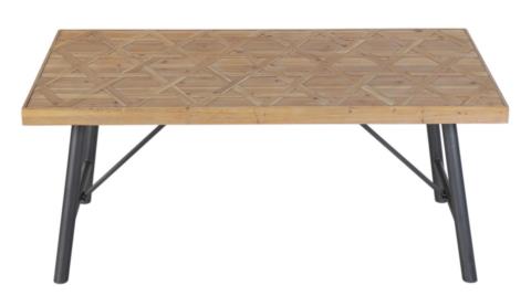 Τραπέζι Μεταλλικό - Ξύλινο 180x90x75εκ. ESPIEL DIL103 (Υλικό: Ξύλο) - ESPIEL - DIL103