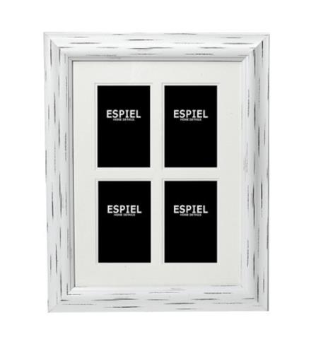 Κορνίζα Τοίχου 4 Θέσεων ESPIEL 63,4x1,6x78,4εκ. ECO346 - ESPIEL - ECO346