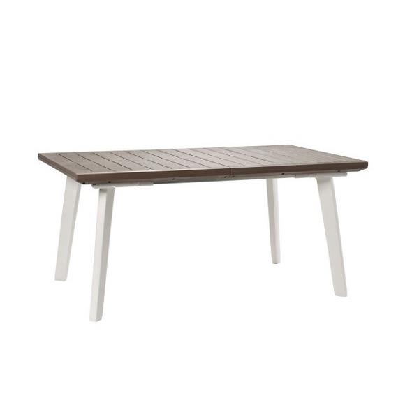 Τραπέζι Επεκτεινόμενο Εξωτερικού Χώρου Harmony-Ext White/Light Grey - keter - harmony-ext-table-white/light-grey