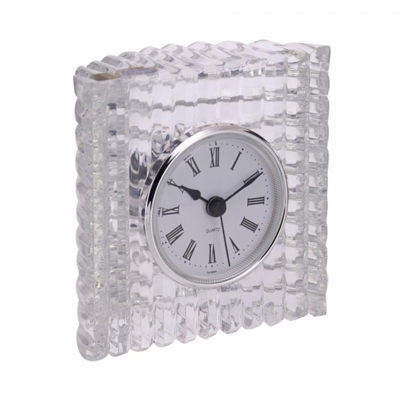 Ρολόι Επιτραπέζιο Κρυστάλλινο WM Collection 10x10εκ. N79600 (Υλικό: Κρύσταλλο, Χρώμα: Διάφανο ) - WM COLLECTION - N79600
