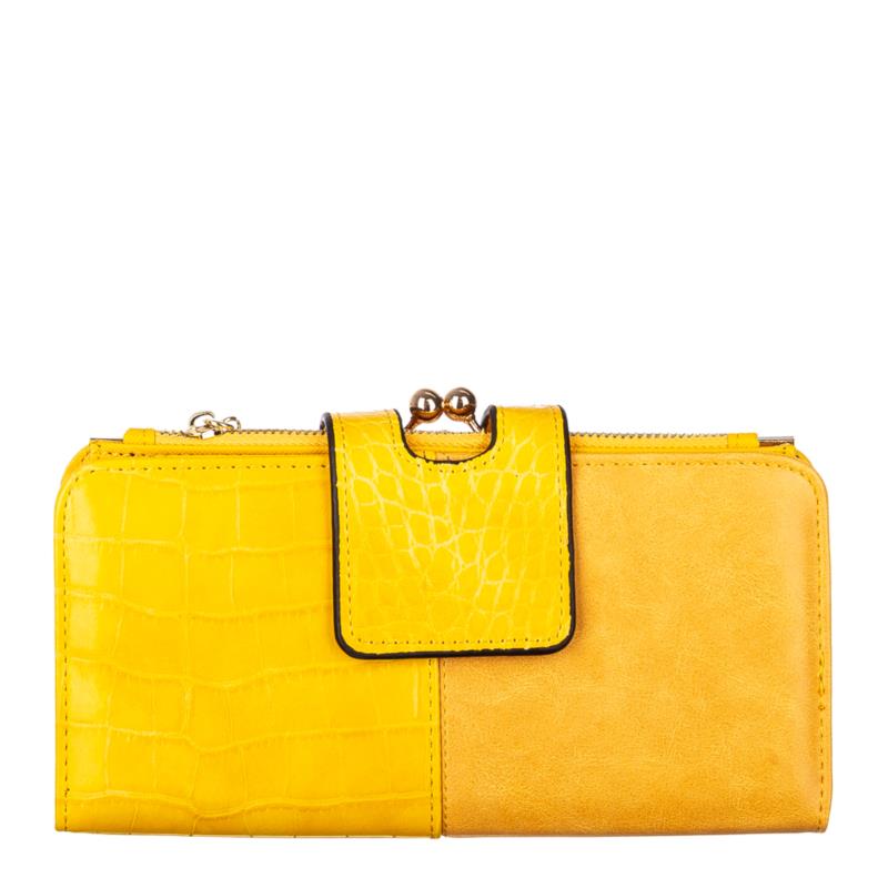 Γυναικείο πορτοφόλι Orila κίτρινο