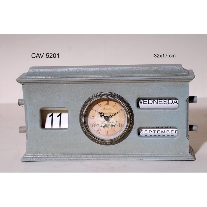 Επιτραπέζιο Ρολόι Ξύλινο Royal Art 32x17εκ. CAV5201 (Υλικό: Ξύλο) - Royal Art Collection - CAV5201