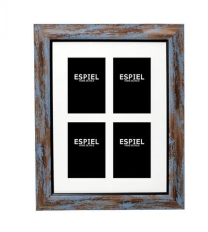 Κορνίζα Τοίχου 4 Θέσεων ESPIEL 48,5x1,5x68,5εκ. ECO342 - ESPIEL - ECO342-1