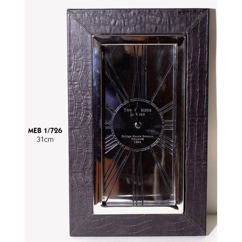 Ρολόι Τοίχου Μεταλλικό-Δερμάτινο Royal Art 31εκ. MEB1/726 (Υλικό: Μεταλλικό) - Royal Art Collection - MEB1/726