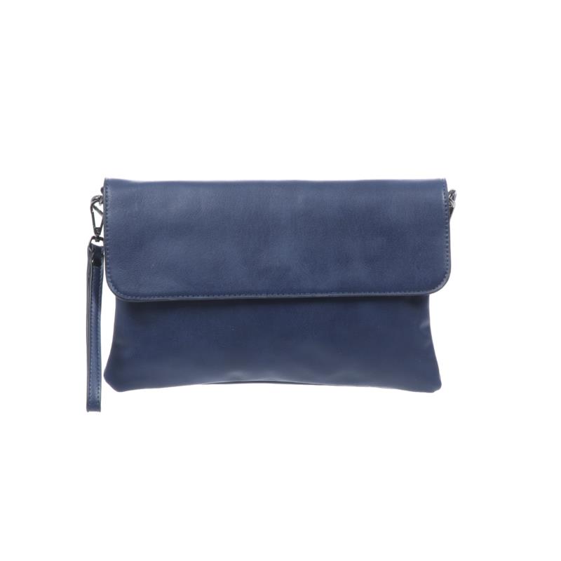 FOLLI FOLLIE - Γυναικεία τσάντα φάκελος FOLLI FOLLIE Flap Style μπλε
