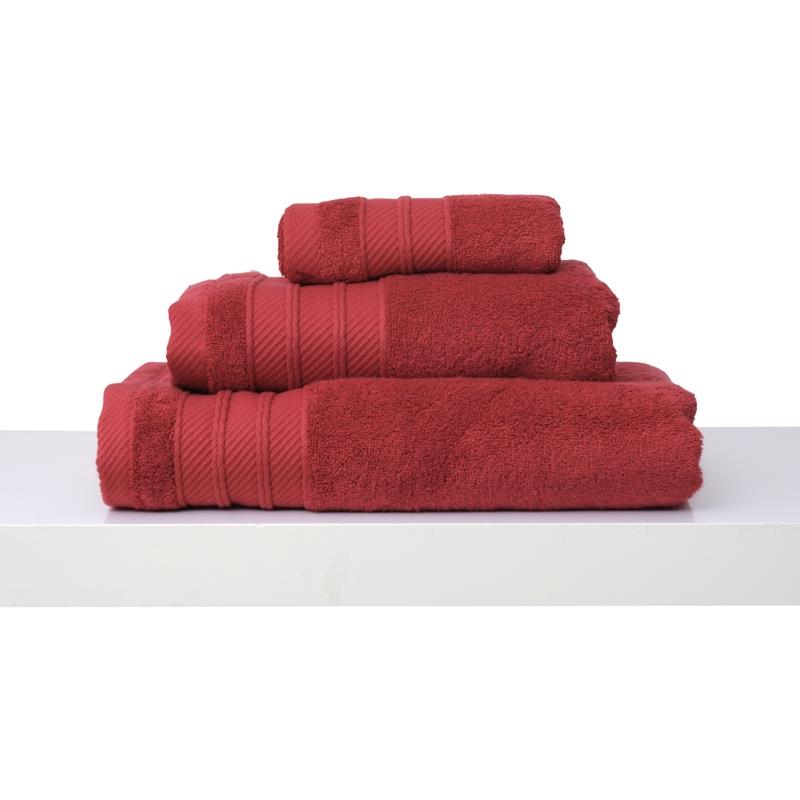 Anna Riska Σετ 3 Πετσέτες 30x50 Συσκευασία Κορδέλα Soft 10 Red
