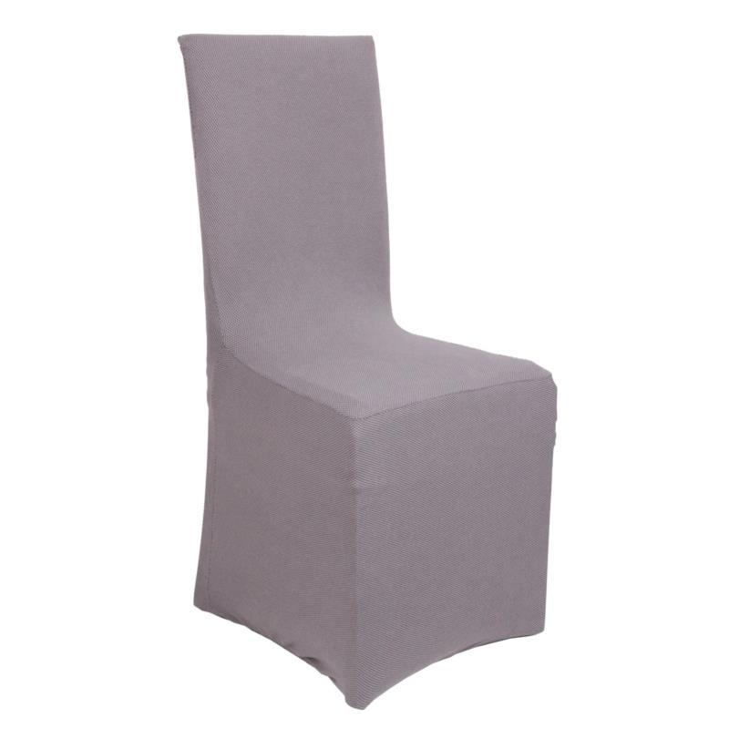 Viopros Κάλυμμα Καρέκλας με Βολάν Elegant Γκρι