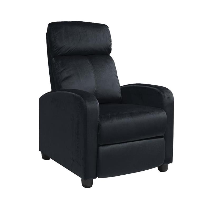 Πολυθρόνα Relax PORTER Μαύρο Ύφασμα 68x86x99cm