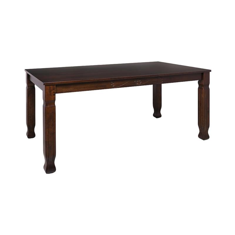 Τραπέζι DEBBY Καρυδί Σκούρο Ξύλο 160x90x75cm