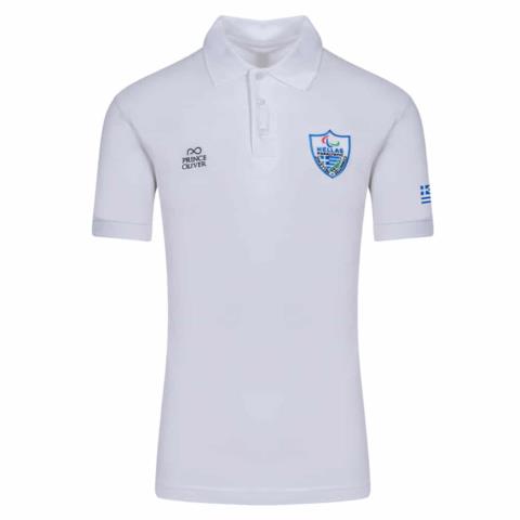 Prince Oliver Polo Λευκό Limited Edition Ελληνική Παραολυμπιακή Ομάδα