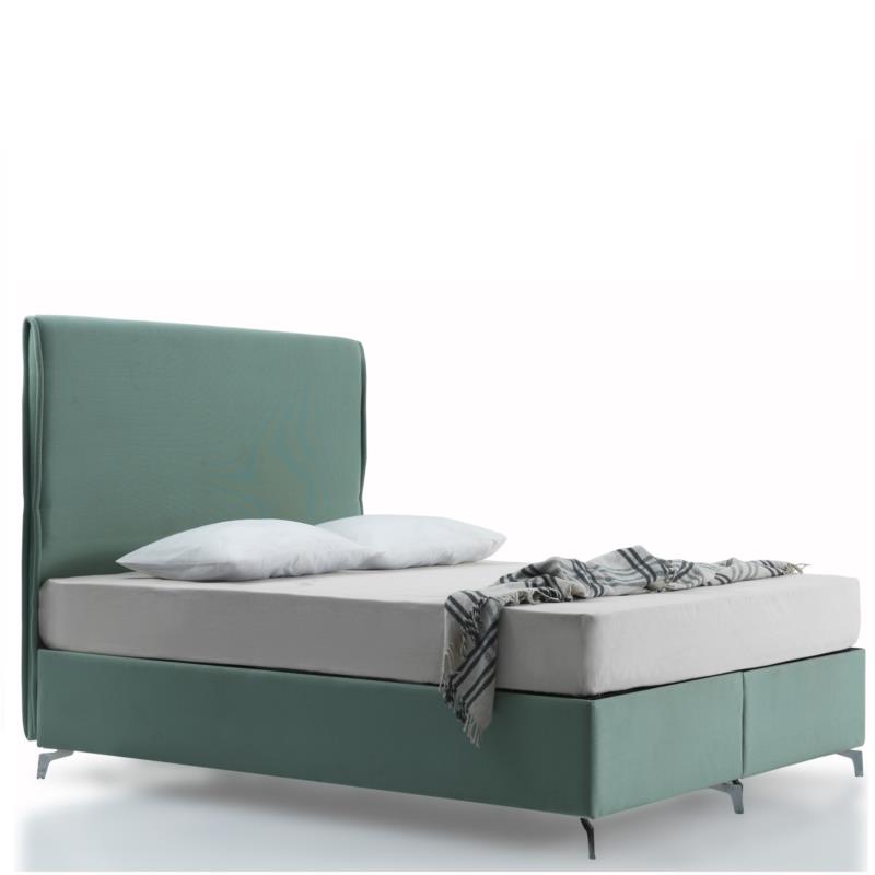 Κρεβάτι GRACE Μέταλλο/Ύφασμα Για Στρώμα 120x200