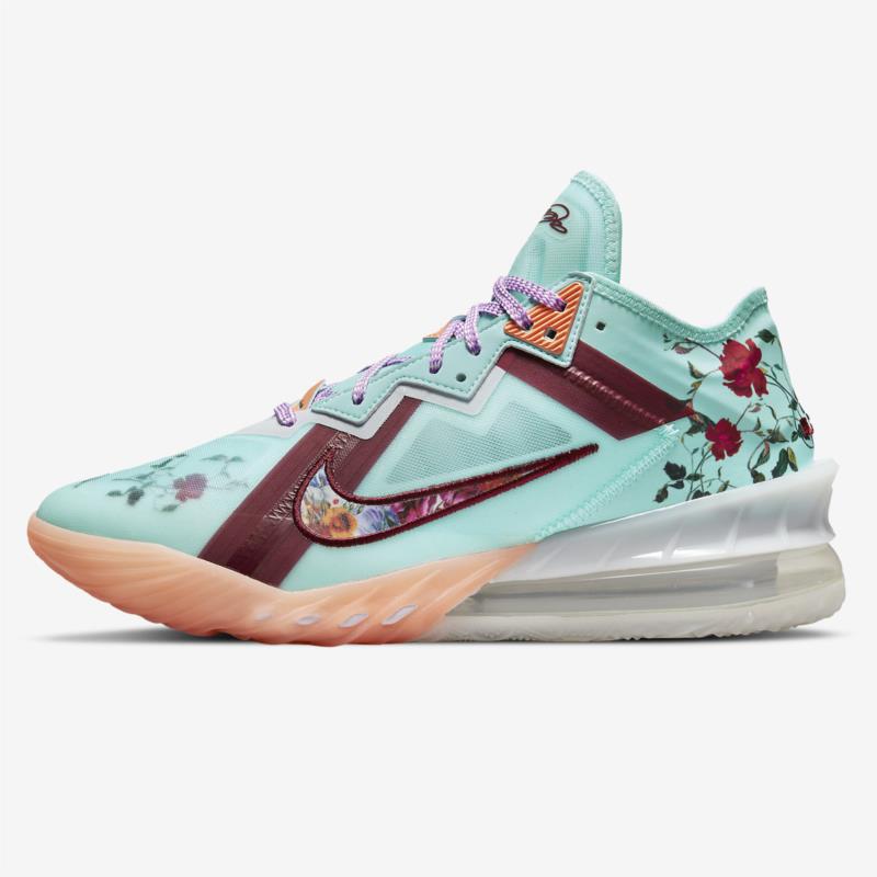 Nike LeBron 18 Low "Floral" Basketball Shoes (9000080022_53179)