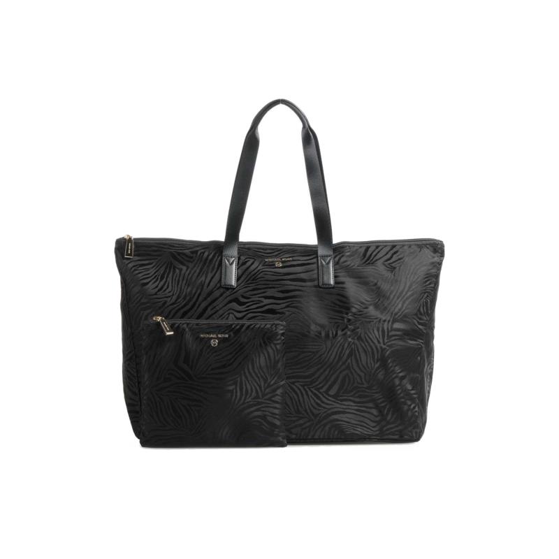 Michael Kors γυναικεία τσάντα ώμου με zebra print "Jet Set Travel" - 30T1GTVT4Y - Μαυρο