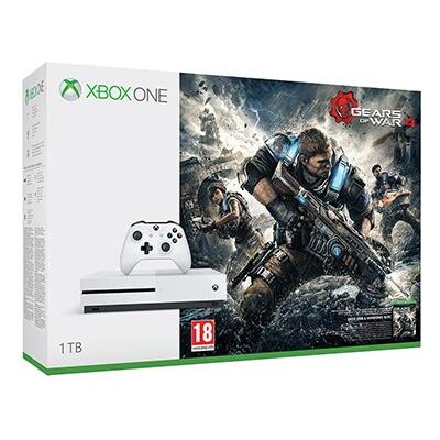 Microsoft Xbox One S White - 1TB & Gears of War 4