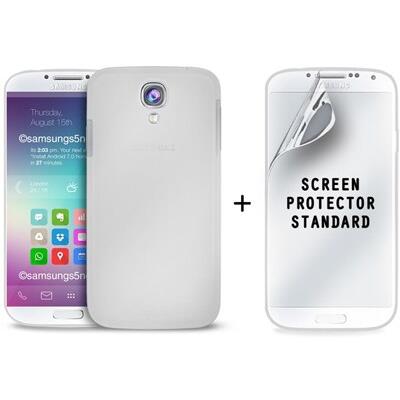 Θήκη & Μεμβράνη Samsung Galaxy S5 - Puro Set Foil Pouch & Screen Διαφανές