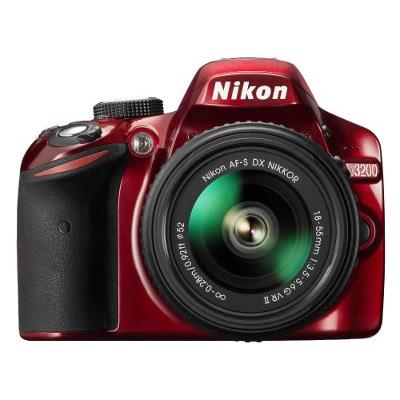 Nikon D3200 - Kit 18-55mm VR II - Κόκκινο