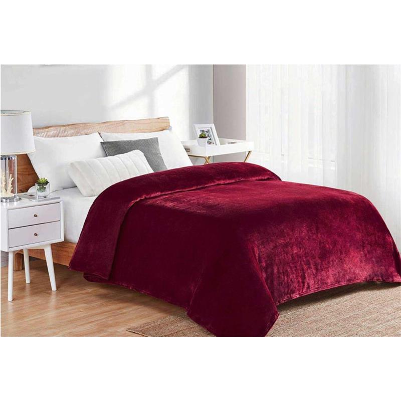 Κουβέρτα Coral Fleece Polyester Μονή 160x220εκ. Μονόχρωμη 04 Bordeaux DIMcol (Ύφασμα: Polyester, Χρώμα: Μπορντώ , Μέγεθος: Μονά) - DimCol - 1433125688600423