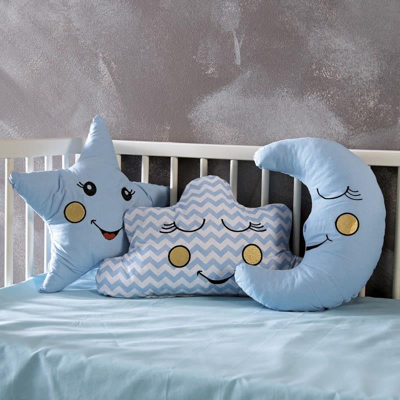 Sbaby Σετ Μαξιλαρια Baby Deco Pillows Blue