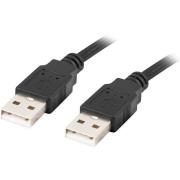 LANBERG CABLE USB-A M/M 2.0 0.5M BLACK