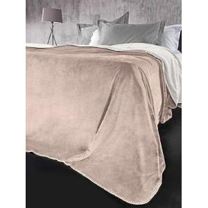 Guy Laroche Κουβέρτα Μονή 160x220 Velvet Pudra